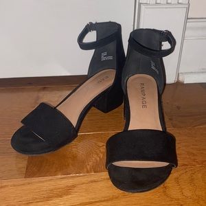 Black Block Heels